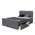 Homestyle4U Posteljni okvir 140x200 cm siva