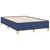 vidaXL vidaXL Box spring postelja z vzmetnico modra 120x190 cm blago, (21111287)