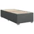 vidaXL Postelja boxspring z vzmetnico Temno siva 80 x 200 cm Blago