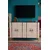 Hanah Home komoda Ilay 120, 120 cm, antracit / travertin / zlatna