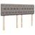 Vidaxl Box spring postelja z vzmetnico taupe 160x200 cm blago