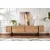 Hanah Home TV Komoda Serenity, 180x50x29.5cm, Smeđe-Crna