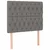 vidaXL Box spring postelja z vzmetnico temno siva 100x200 cm blago