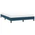 Vidaxl posteljni okvir brez vzmetnice temno modra 140x210 cm žamet