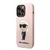 Maska Karl Lagerfeld Hc Silicone NFT Ikonik za iPhone 15 Pro, Roze