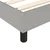 Vidaxl Box spring postelja z vzmetnico svetlo siva 90x200 cm blago