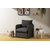 Atelier del Sofa Fotelja na rasklapanje Saga Single, 68 x 70 x 66 cm, Tamnosiva