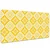 Decormat Namizna podloga Yellow white pattern 90x45 cm