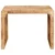 Vidaxl Stranska miza Rjava 60 x 35 x 46 cm Masiven les manga