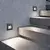 Brilagi - LED svetlo za stepenište sa senzorom STEP LIGHT LED/1,5W/230V IP44, crno