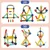Magnetni komplet 38kosov - Transparency Color Magnetic Sticks