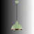 Opviq luster Echo-16100-D, 1 × E27, mint / zeleni