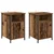 Noćni ormar 2 pcs Staro drvo 40 x 42 x 60 cm Konstruirano drvo