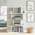 Hanah Home Harmon White Polica za knjige 90x25x127.4cm, Bela