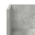 Zidne police 2 kom Beton siva 75x16,5x16,5 cm Konstruirano drvo