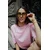 Innovation X Oversized Majica Unisex - Roze