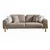 Atelier del Sofa Trosed na razvlačenje Class Bohem, 228 x 83 x 93 cm, Braon