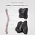 Rice Soup Set jastuka za vrat i leđa za auto sedište, Crni