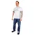 HARVEY MILLER Majica marine/pastelno modra/bela