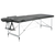 Masažni stol s 2 zone i aluminijskim okvirom antracit 186x68 cm