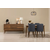 HANAH HOME Vina 01 1005 Walnut Cream (Produžni trpezarijski sto, stolice i konzola (6 komada))