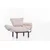 ATELIER DEL SOFA Fotelja Nitta Single Cream