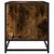 TV ormarić boja hrasta 91x40x46 cm konstruirano drvo i metal