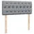 Vidaxl Boxspring postelja z vzmetnico svetlo siva 120x190 cm blago