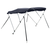 Tenda bimini s 3 luka i bočnim stijenkama 183x(185-198)x137 cm