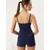 Trendyol Black-Navy Blue 2 Pack Supportive/Shaper Knitted Sports Bra with Rope Straps