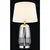 Globo 24142W - Stona lampa CLASSY 1xE27/40W/230V bela/srebrna