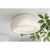 Plafonjera STRIPES 2xE27/40W/230V O 55 cm bela/krem
