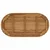 Gornji dio stola 110 x 55 x 3,5 cm Ovalni Čvrsto teak drvo