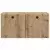 TV ormar za zid 59,5 x 31 x 30 cm Hrast artisan