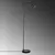 Opviq Podna lampa Ugur-6051, 120 cm, 1W LED, Crna