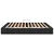 Krevet s od storage s pohranom Crna 180 x 200 cm Tkanina