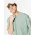 Trendyol Dark Mint Oversize/Wide Cut 100% T-Shirt