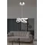 OPVIQ LED luster Colesseum Chrome