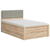 Postelja Kaspian 120T - 120x200 cm - sonoma hrast