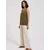 Marisse Womens Blouse L-Ts-4428 D.Olive