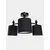 Opviq luster Neptun 3, 3 × E27, crni
