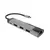 Natec NMP-1985 FOWLER GO, USB Type-C 5-in-1 Multi-port Adapter (USB3.0 Hub + HDMI + PD + Gigabit LAN), Max. 100W Output, Black