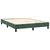 Vidaxl Box spring postelja z vzmetnico temno zelena 140x200 cm žamet