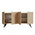 Hanah Home Konzolni sto Pekin, 150 x76 x40 cm, Hrast