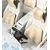 Rice Soup Set jastuka za vrat i leđa za auto sedište, 31x29x13 cm, Bež