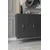 Hanah Home komoda Ayshe 120, 120 cm, antracit / srebrna