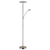 Globo 59093N - LED prigušiva stojeća lampa STANFORD 28W/230V + 5W 3000K sjajni hrom