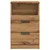 Vidaxl Nočna omarica artisan hrast 40x36x65 cm inženirski les