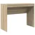 Stol s ladicama s policom s pohranom 2 pcs Sonoma hrast