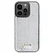 Guess Ovitek za iPhone 14 Pro Max Sequin Script kovinsko srebrn